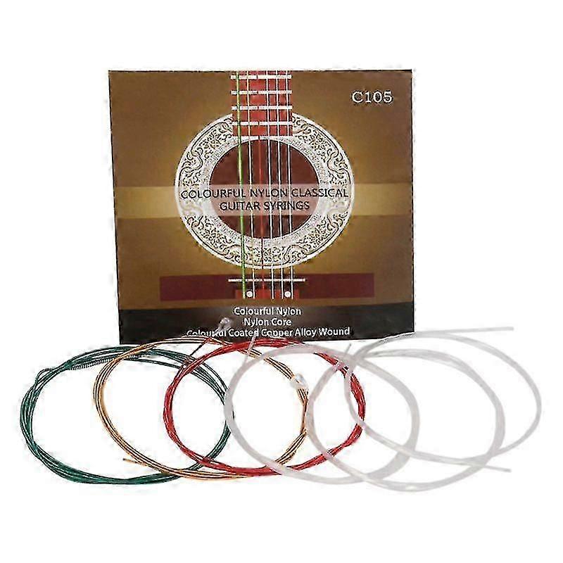 6pcs Pure Copper Strings for Classic Guitar Nylon Wire Strings Classic Guitar szrh21