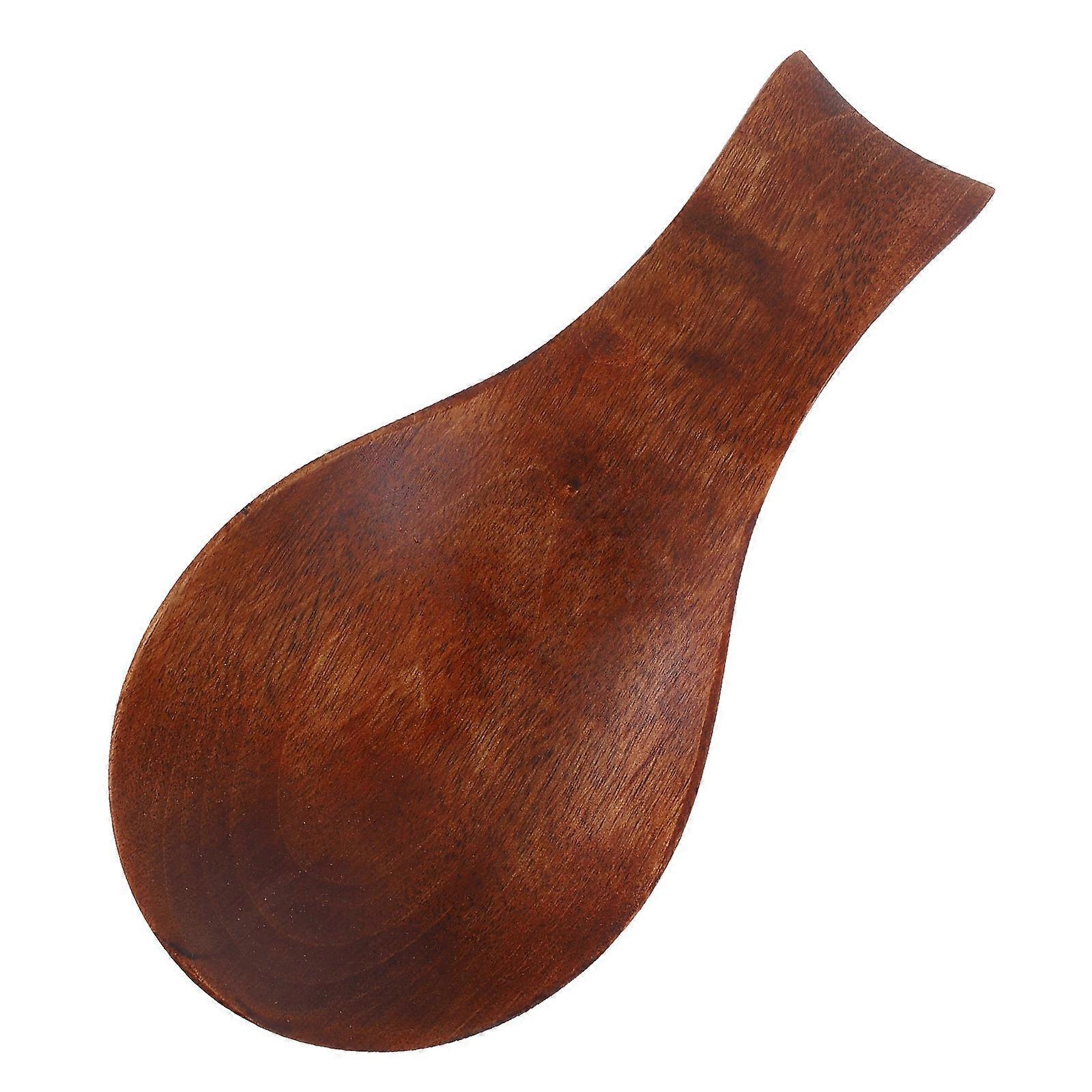 Wooden Cooking Spoon Rest for Kitchen Organization Spoon Holder