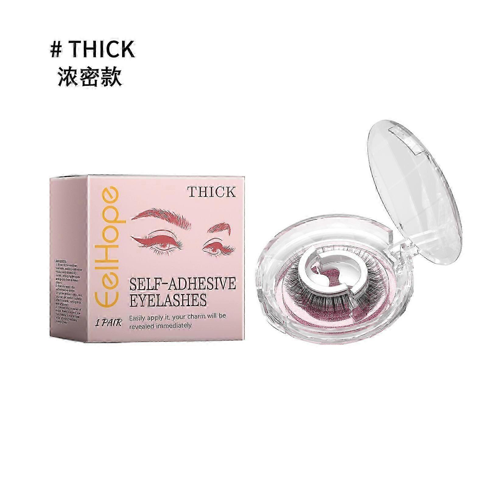 Self-Adhesive Eyelashes eliminate the need for messy glue