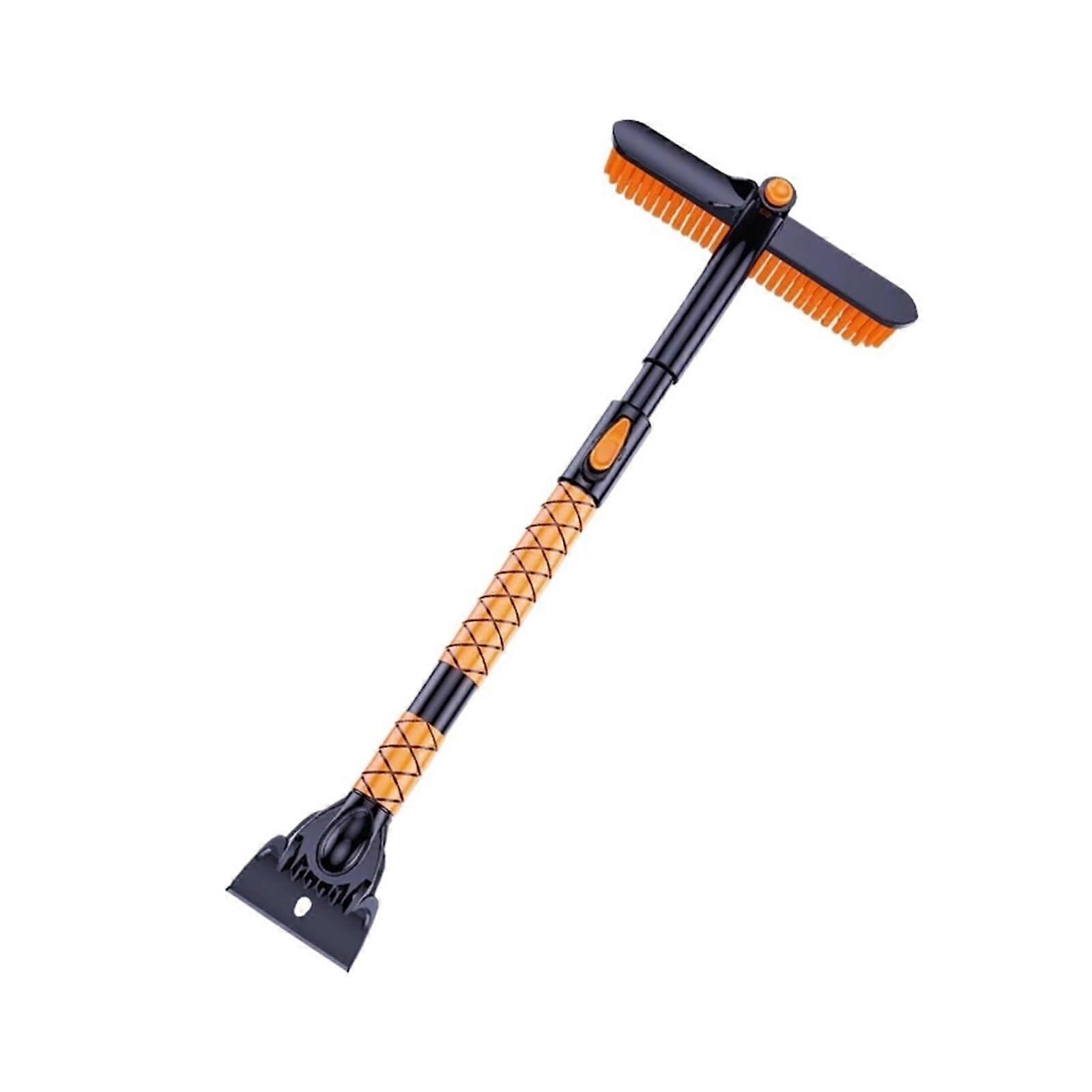 Extendable Car Snow Shovel and Ice Scraper with Ergonomic Grip for Fast Windshield Snow Removal