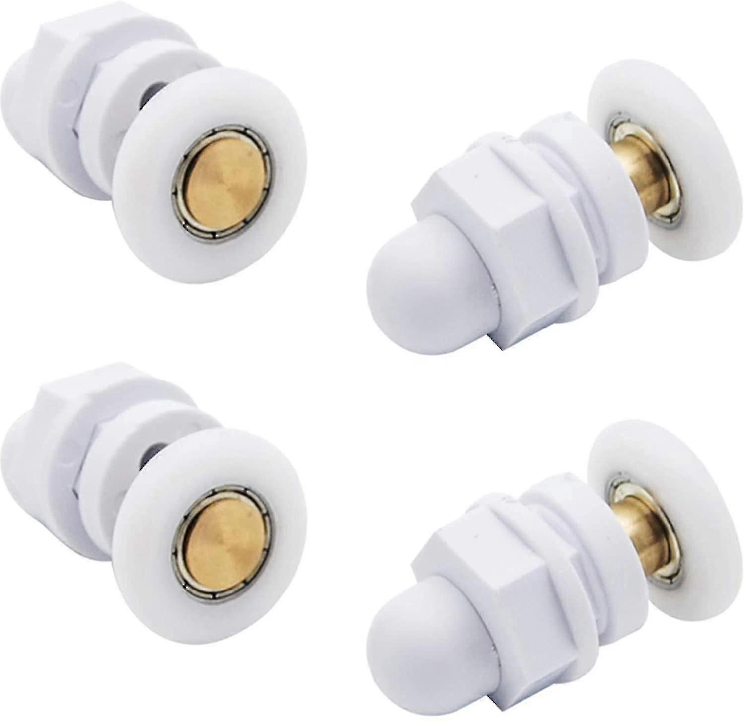 Shower Door Sliding Casters, Durable, Waterproof And Rust-proof (pack Of 4)