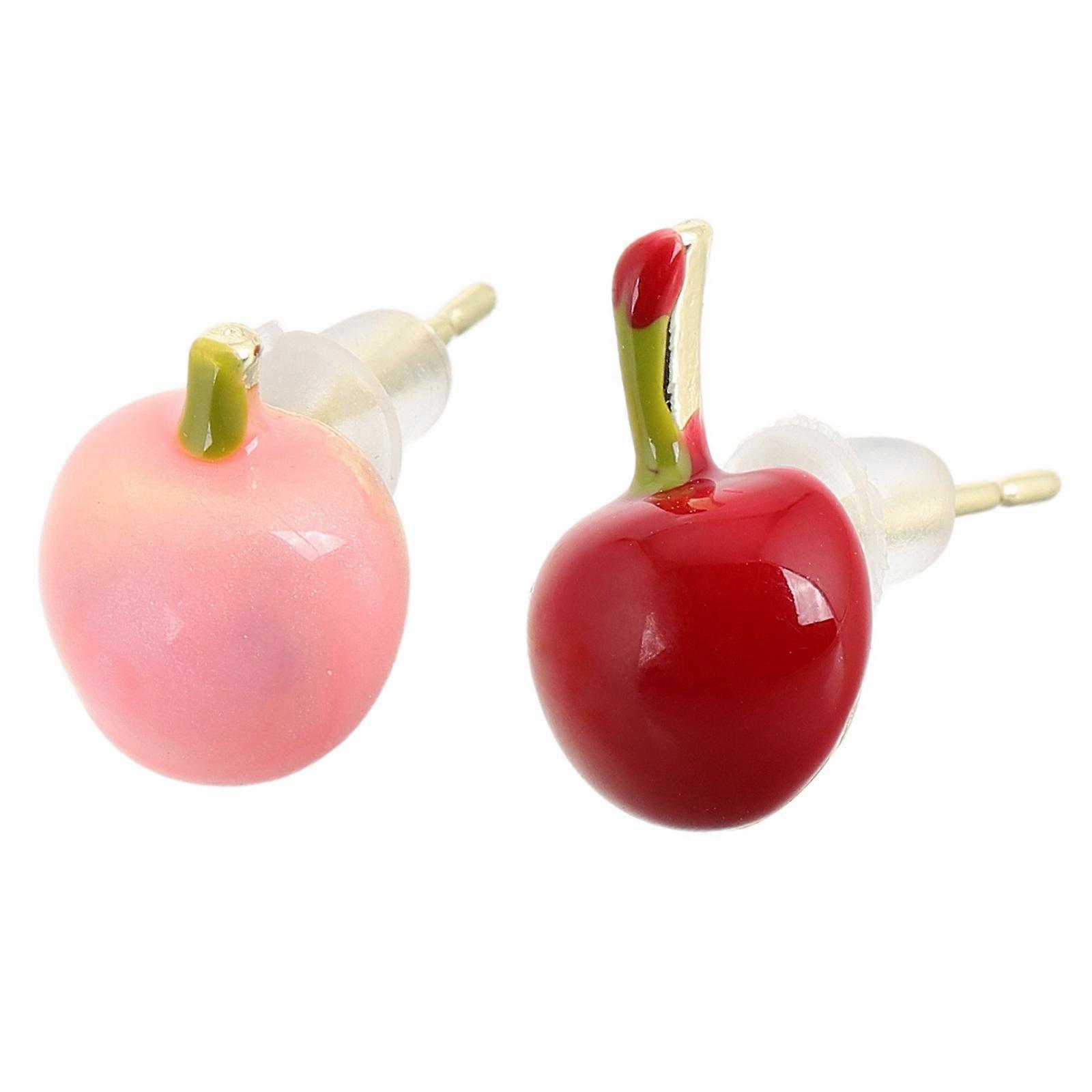 Cherry Earrings Handmade Fruit Earrings for Dates Assorted Color