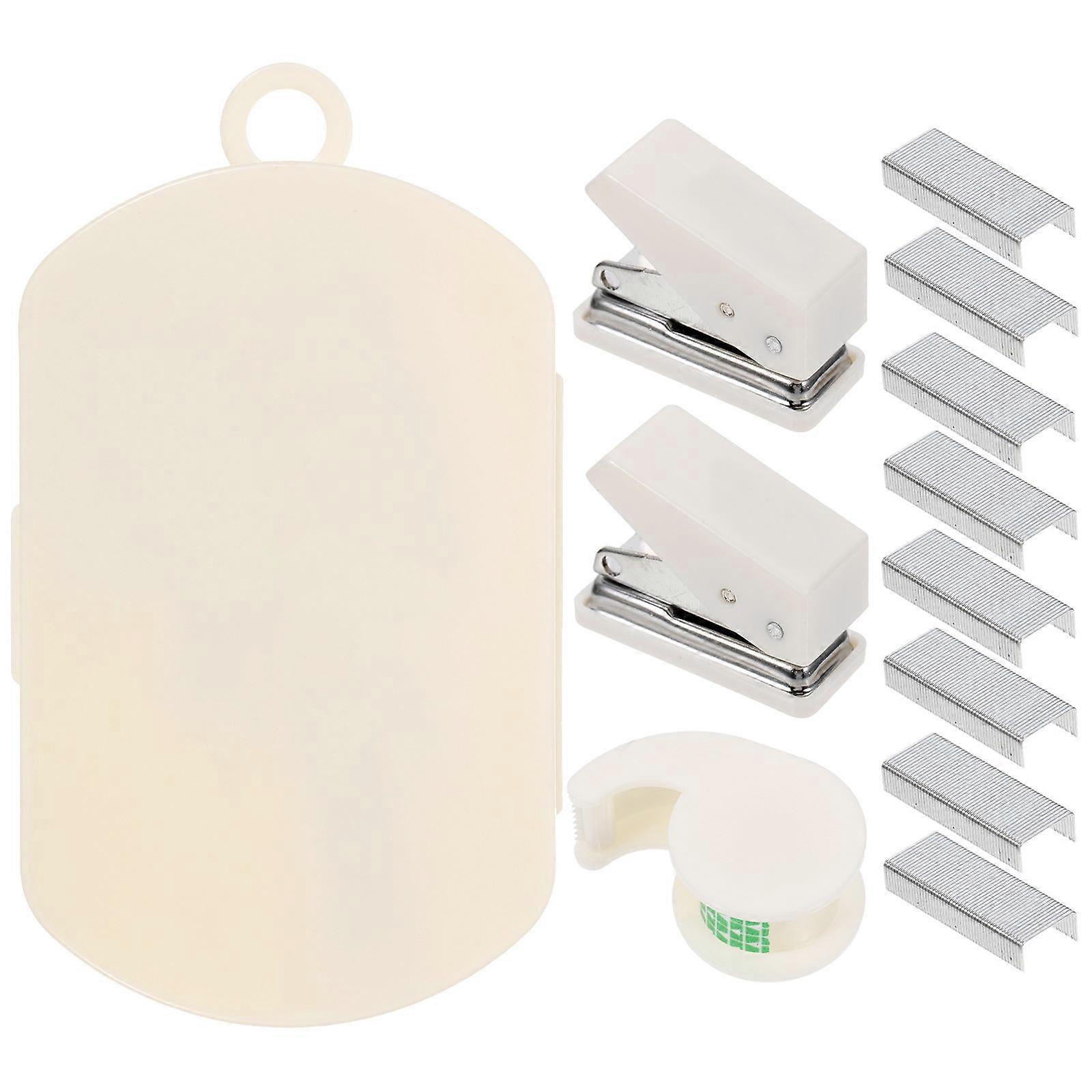 Mini Stapler and Tape Dispenser Set for DIY 2Sets Handheld Household