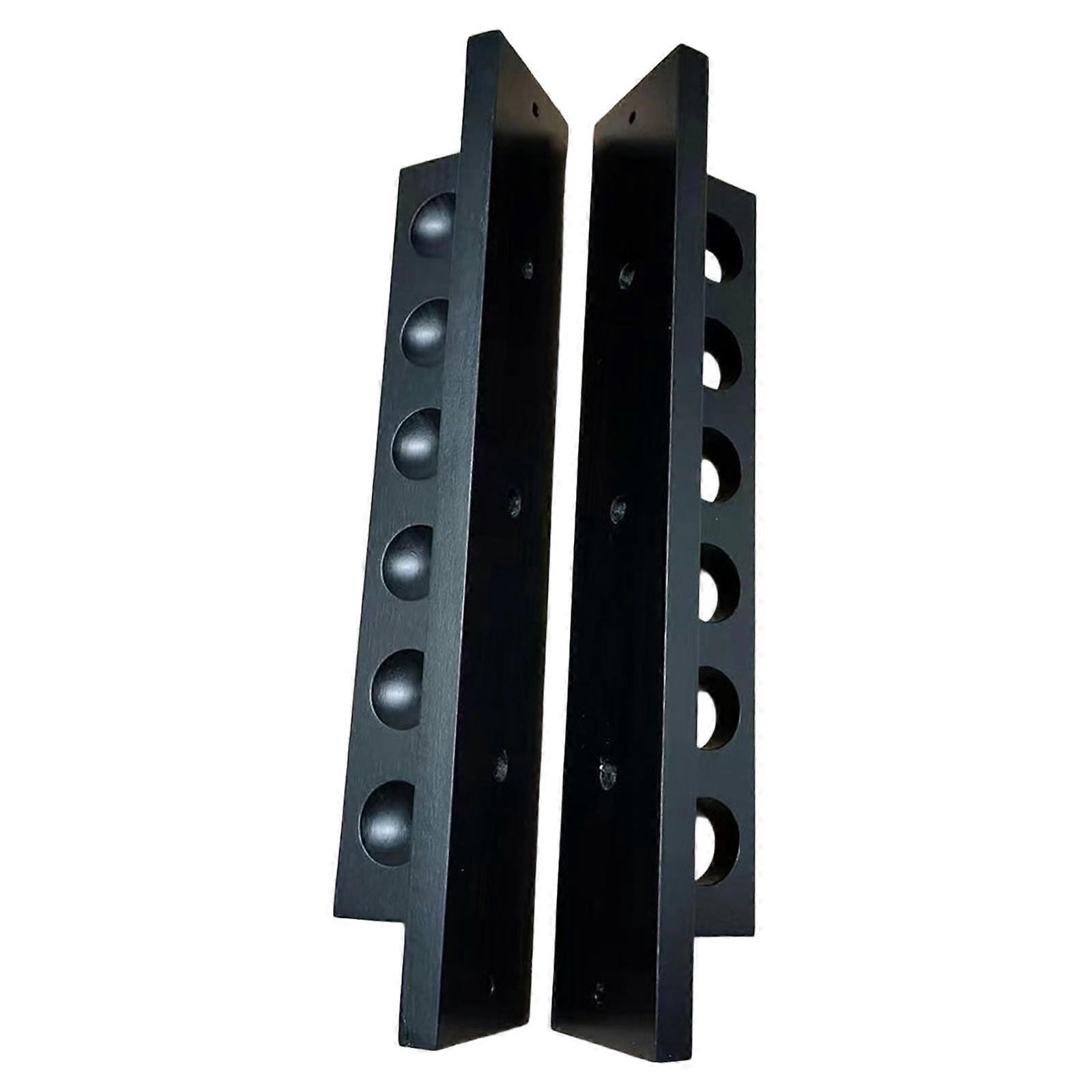 Billiards Pool Cue Rack Wall Mounted Space Saving Storage Organizer Accessory