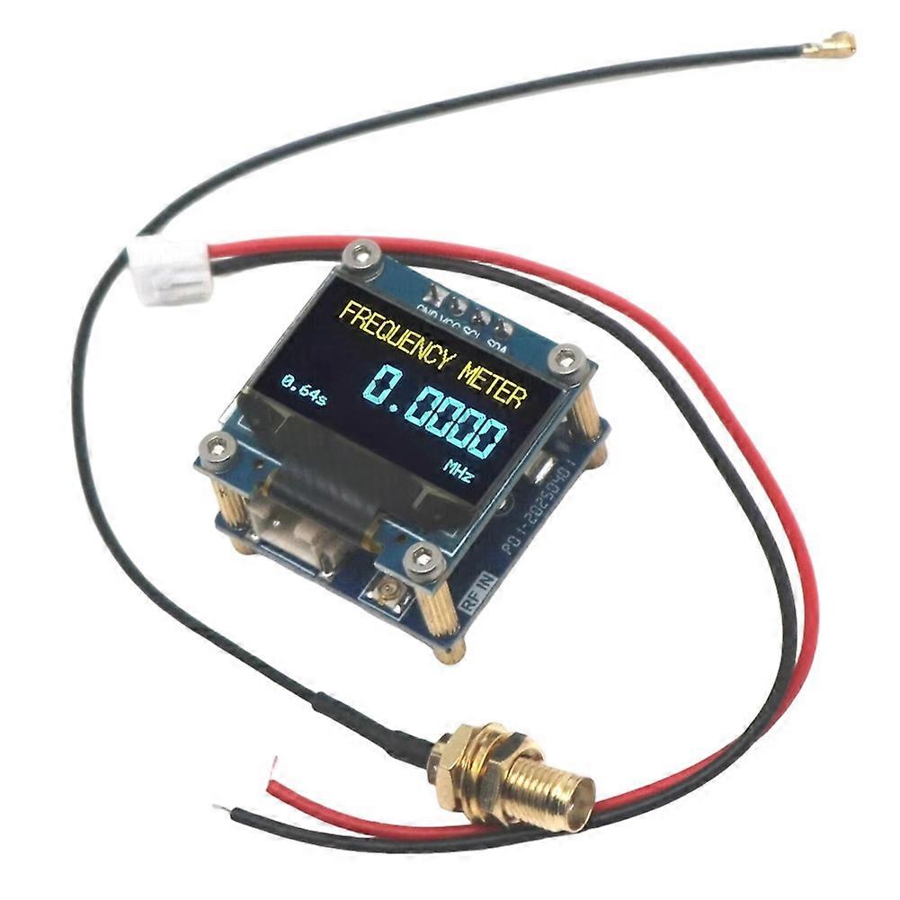 1kHz-100Mhz Frequency Counter OLED Digital RF Frequency Meter High-Precision Measurement Signal Oscillators Amplifiers