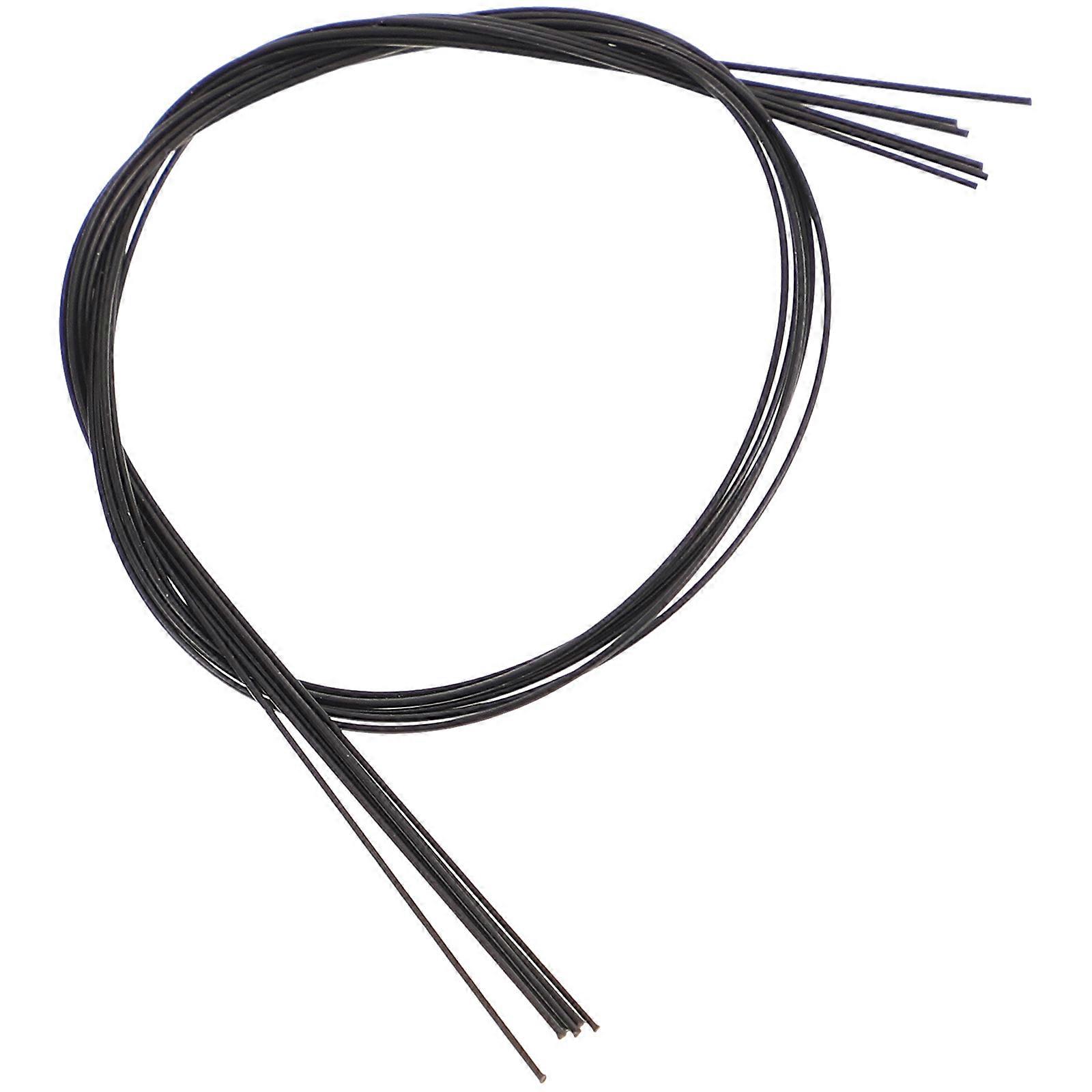 Black Simulated Cat Whiskers for Needle Felting Nylon 6Pcs Set