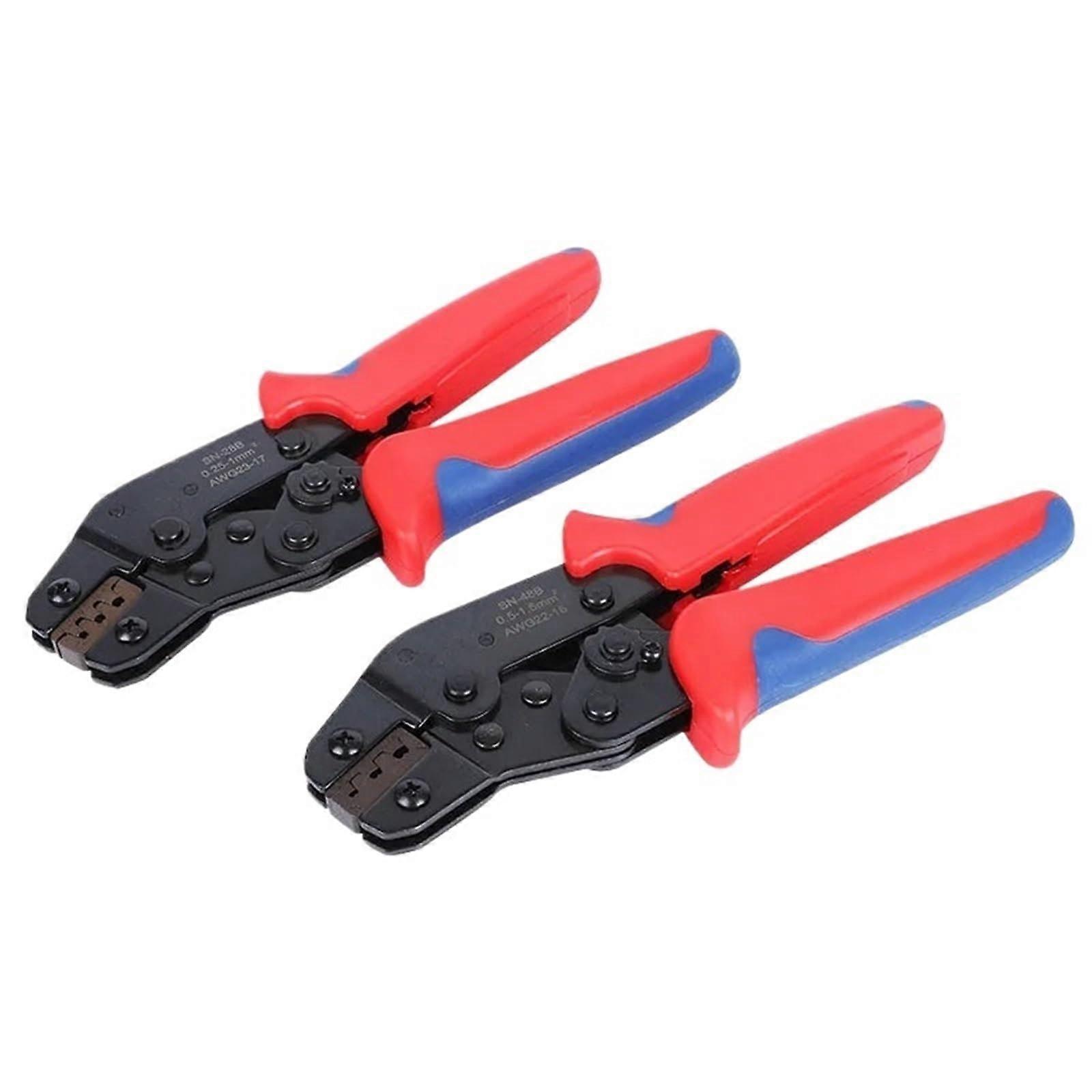 Crimping Tool SN28B Open Barrel Crimper for TAB 2.8mm 4.8mm with Replacement Insert