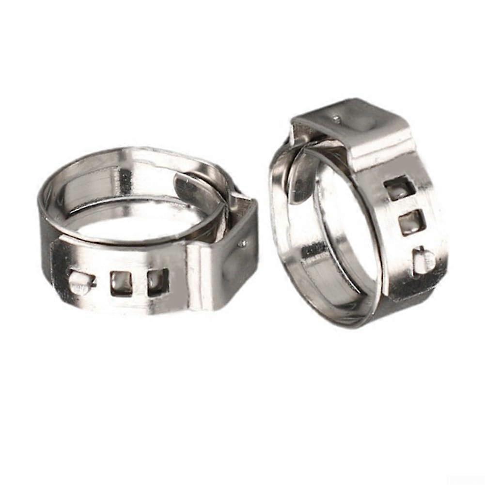 25pcs 9mm 304 Stainless Steel Ear Hose Clamps Assortment Set for Secure LeakProof Connection