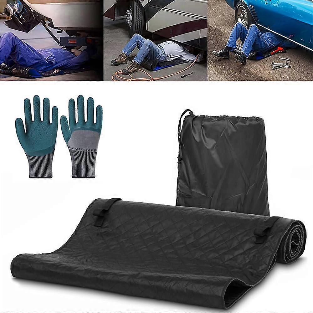 Mechanic Creeper Mat Foldable Car  Pad for Garage and Roadside with Lightweight NonSlip Base
