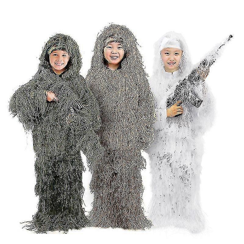 Ghillie Suit, 3d Camouflage Hunting Apparel For Kids/youth/teen