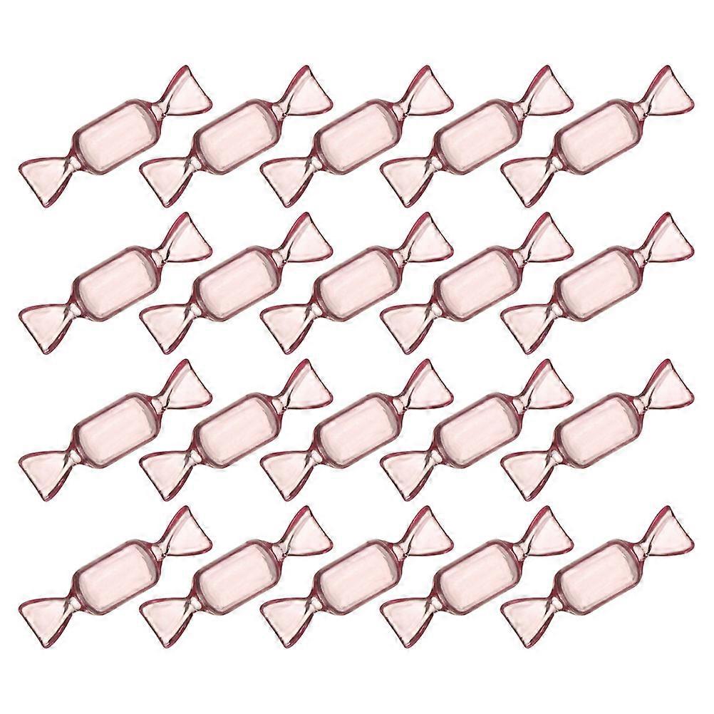 Candy Containers With Lids Candy Boxes Pink Mini Dessert Display 24Pcs