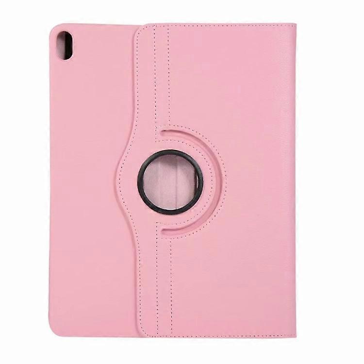Stylish Case For Ipad Mini 1/2/3 Pink Lychee Texture Rotating Leather Stand