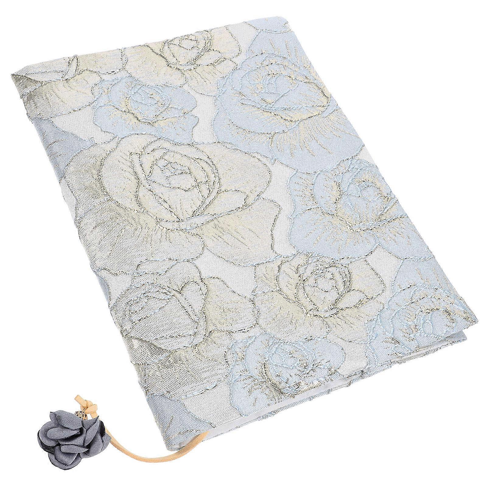 Light Grey Cloth Book Sleeve Decorative Book Protector for Everyday Use