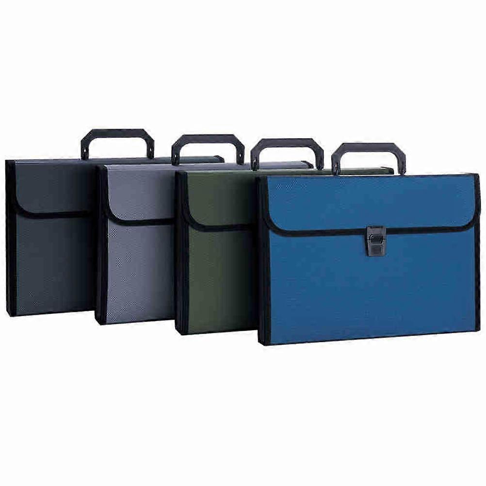 Expanding File Folder Business Organizer for Documents 12 Pockets Blue