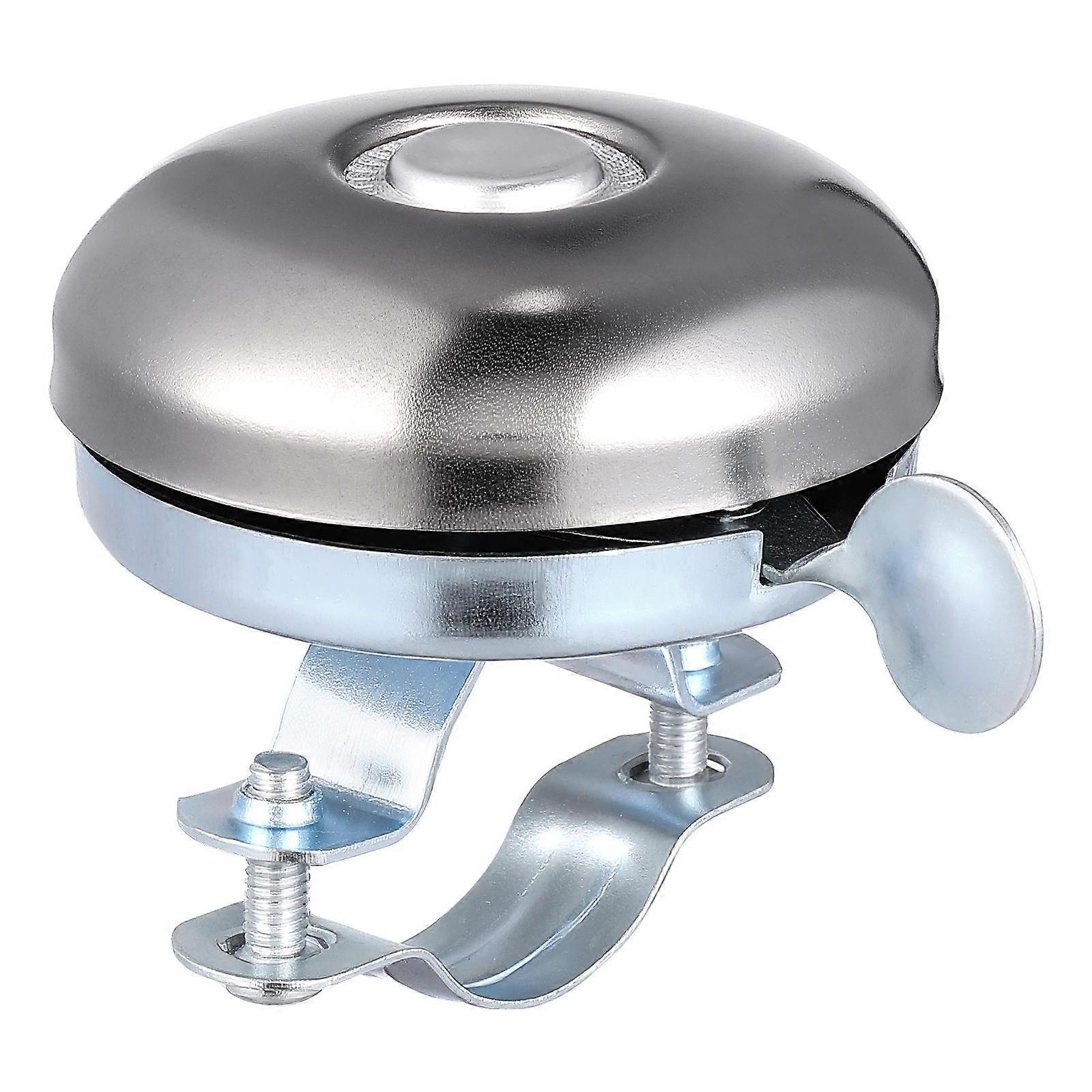 Bike Bell Ring Bike Accessory for Handlebar 5Pcs Set Silver