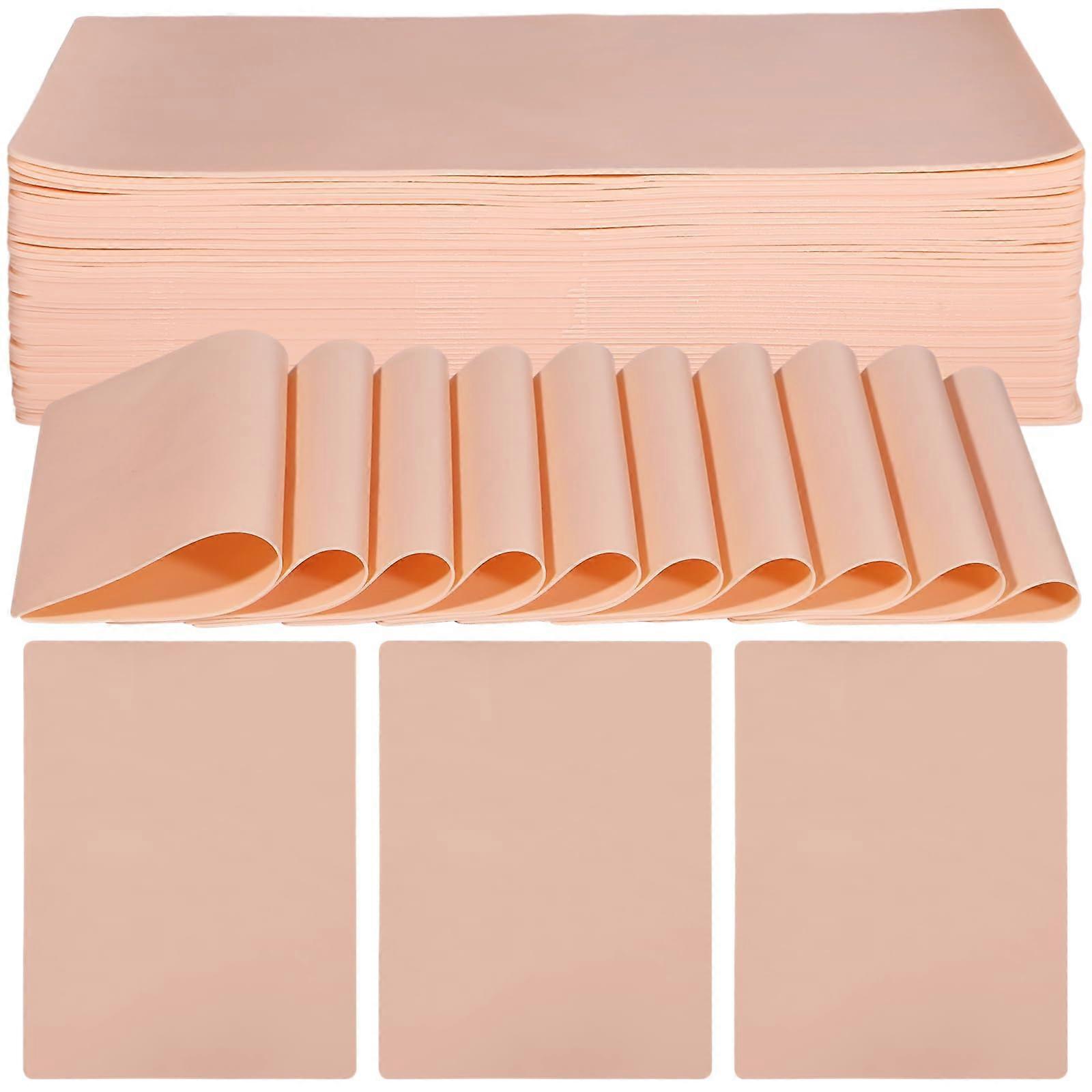 Tattoo Practice Skin 90 Pcs Double Sided 7.5x5.5in with Realistic Texture for Microblading