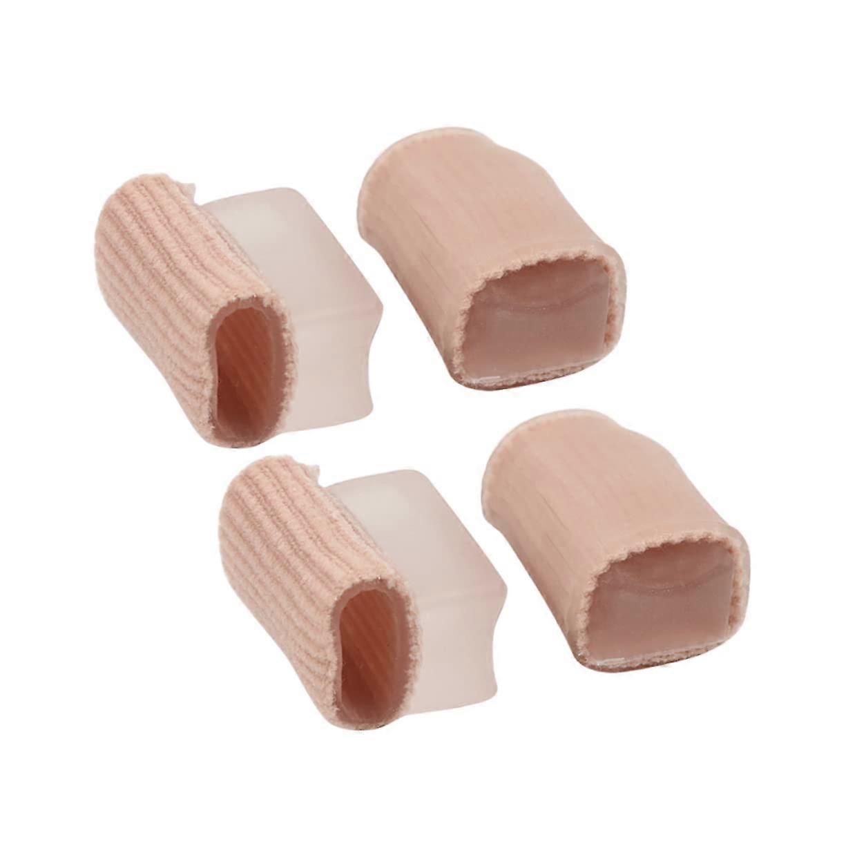 Toe Separator Sleeve for Big Toe Bunion Corrector with Soft Gel Spacer for Overlapping Toes