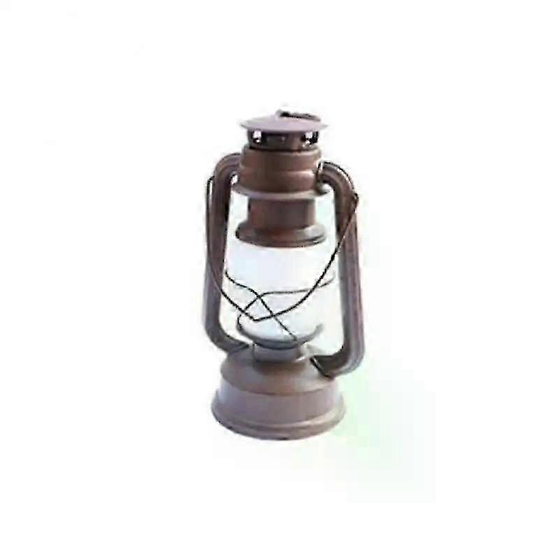 Vintage LED Lantern with Retro Flame Effect, Battery Powered for Camping and Home Lighting