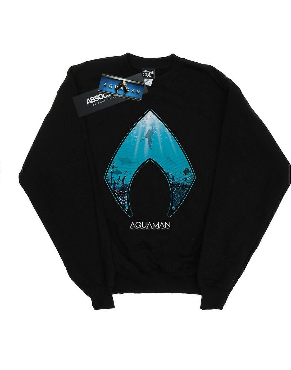 DC Comics gutter Aquaman Ocean Logo Sweatshirt