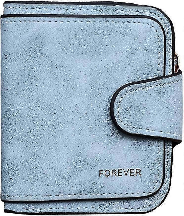 Ladies leather wallet double folded with card slot