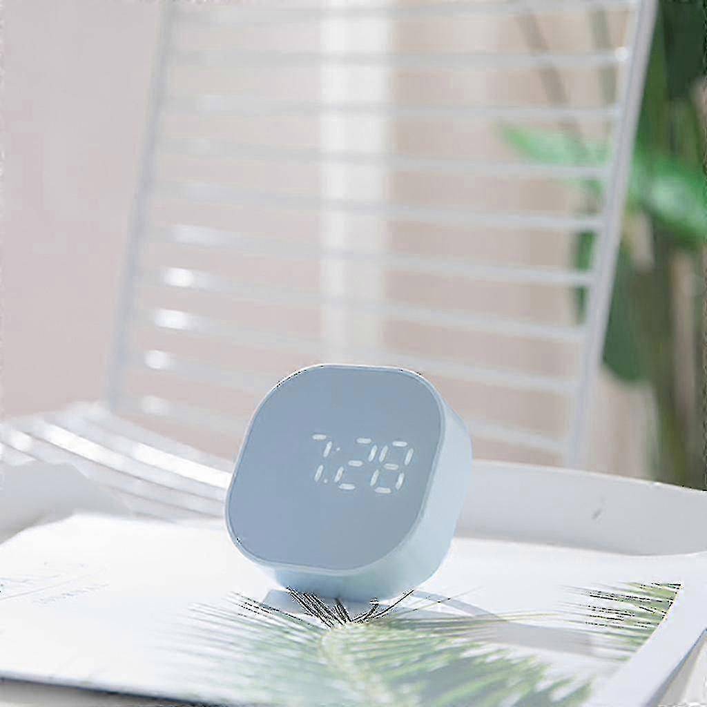 Square Small Alarm Clock Luminous Mute Led Multifunctional Digital Clock Light x
