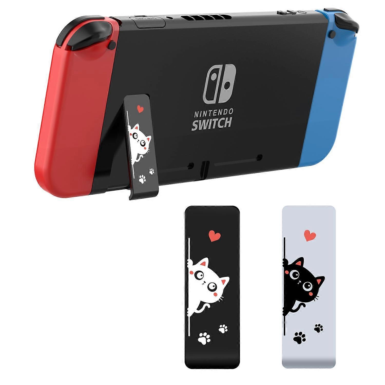 Kickstand Replacement Set for Nintendo Switch, Durable EcoFriendly Stand with Easy Installation, 2 PCS