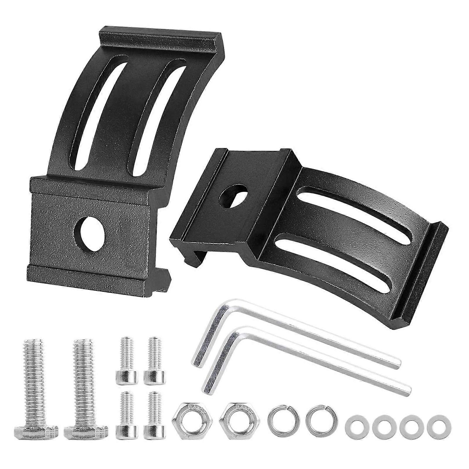 LED Light Bar Mounting Brackets 2PCS, 45° Adjustable Universal Off Road LED Pod Light Kit