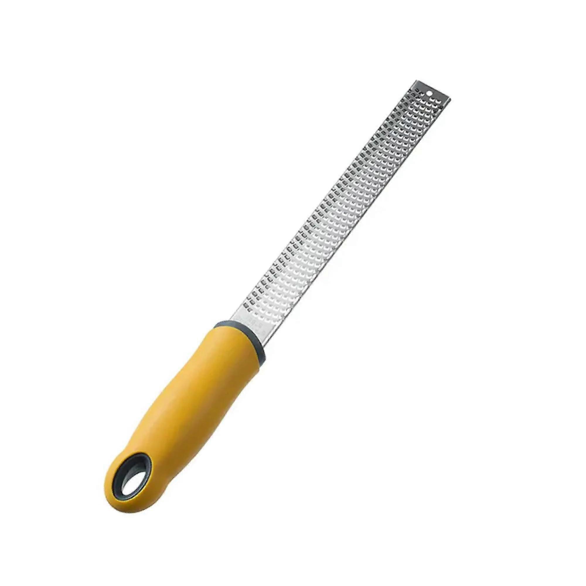 Stainless Steel Lemon Zester and Cheese Grater with Sharp Blade, Protective Cover, MultiPurpose Use