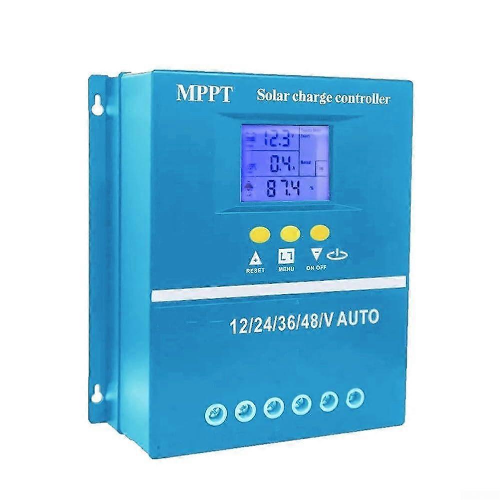 100A MPPT Solar Charge Controller with LCD Display, Dual USB Ports and Multiple Battery Support