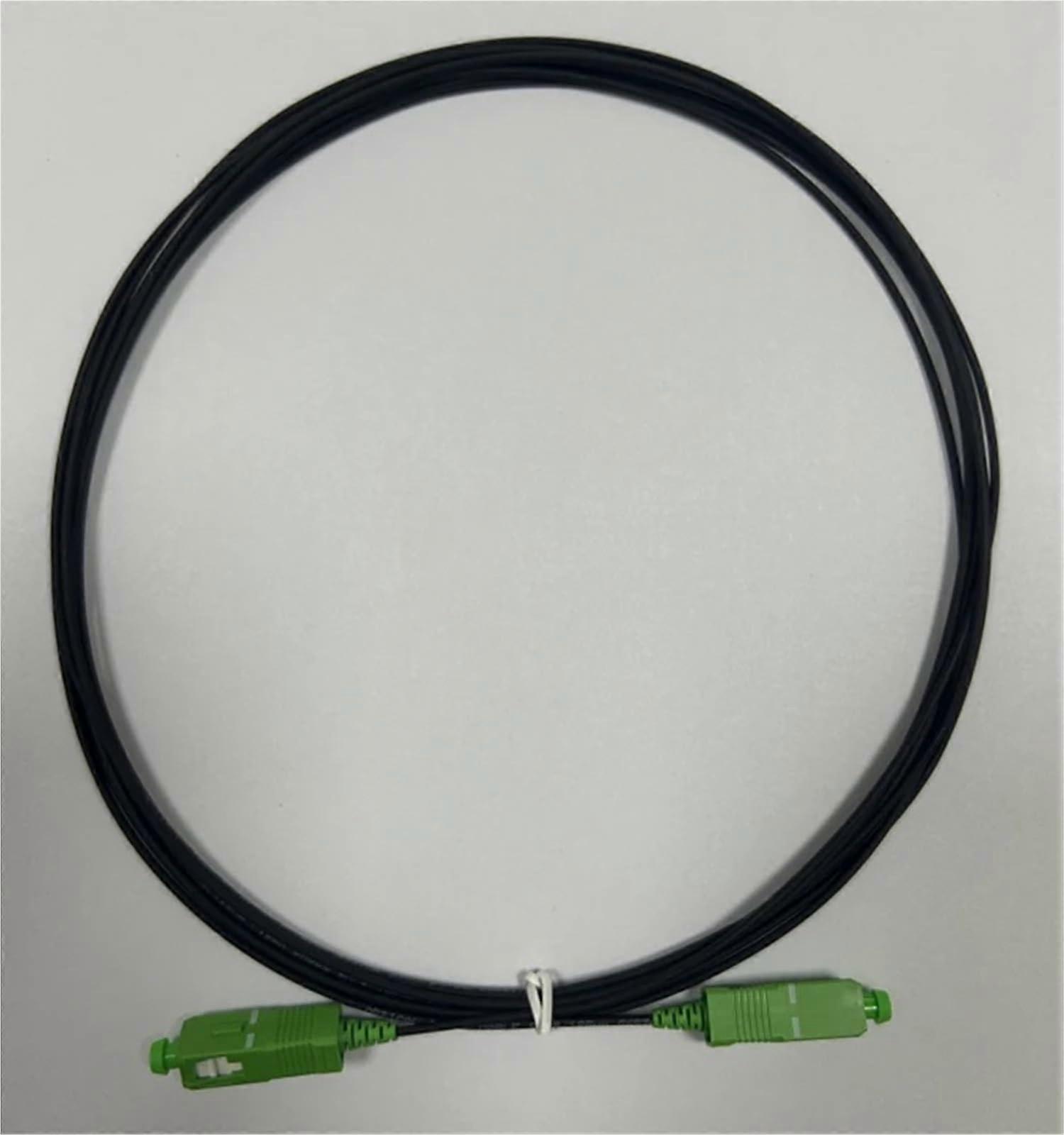 100PCS SC to SC Single Mode G657A2 LSZH Fiber Optic Patch Cord 3.5m BendOptimized Black