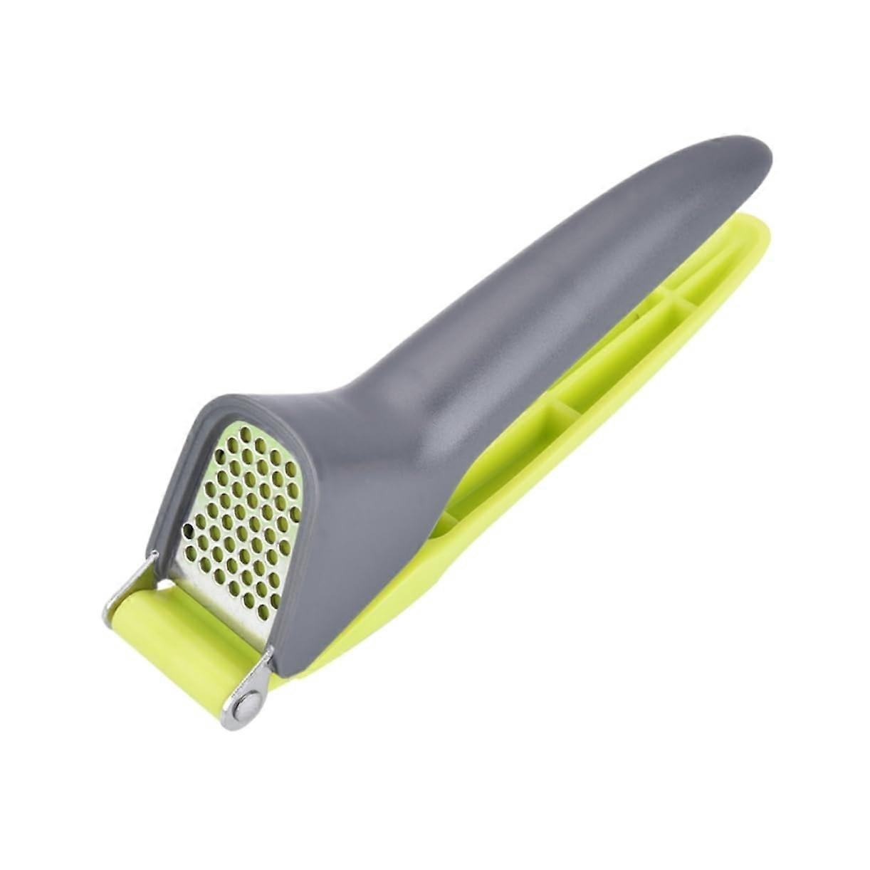 Garlic Press with NonSlip Handle, MultiFunction Mincer for Easy Crushing Garlic Ginger Nuts