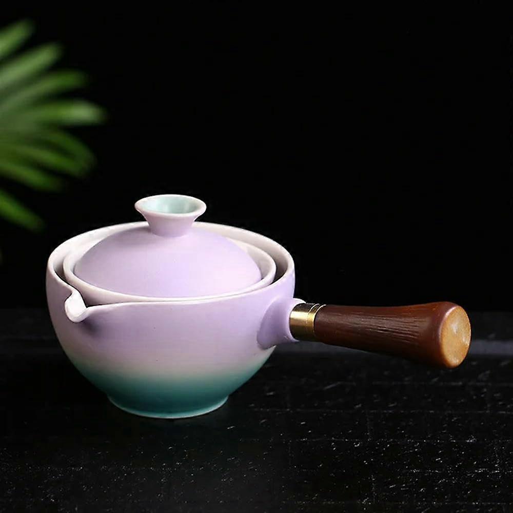 Chinese Tea Set with Ceramic Teapot Kung Fu Cups TravelFriendly Complete Brewing Kit