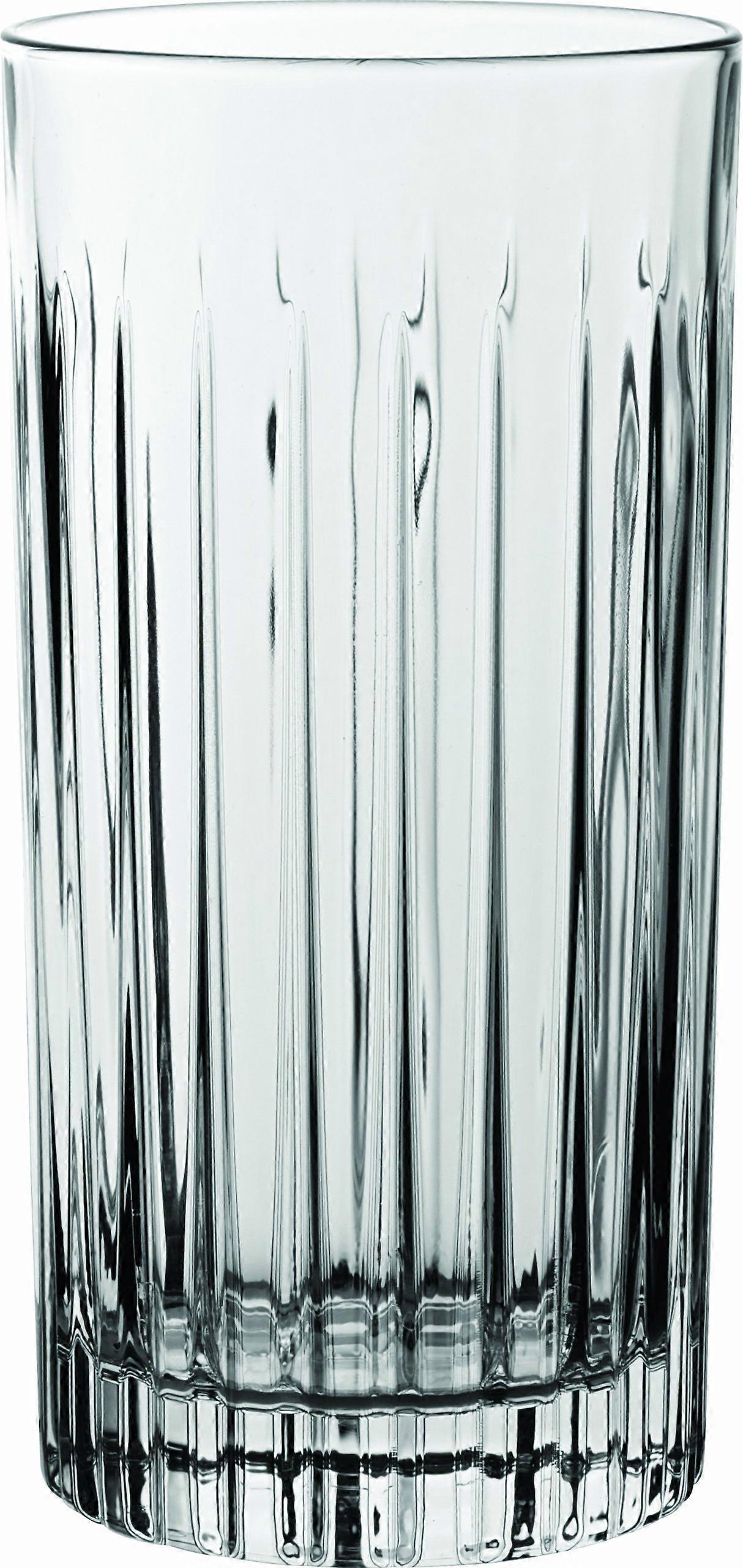 Crystal Highball Glass Set 15oz Large Capacity, Elegant Durable Design, Dishwasher Safe