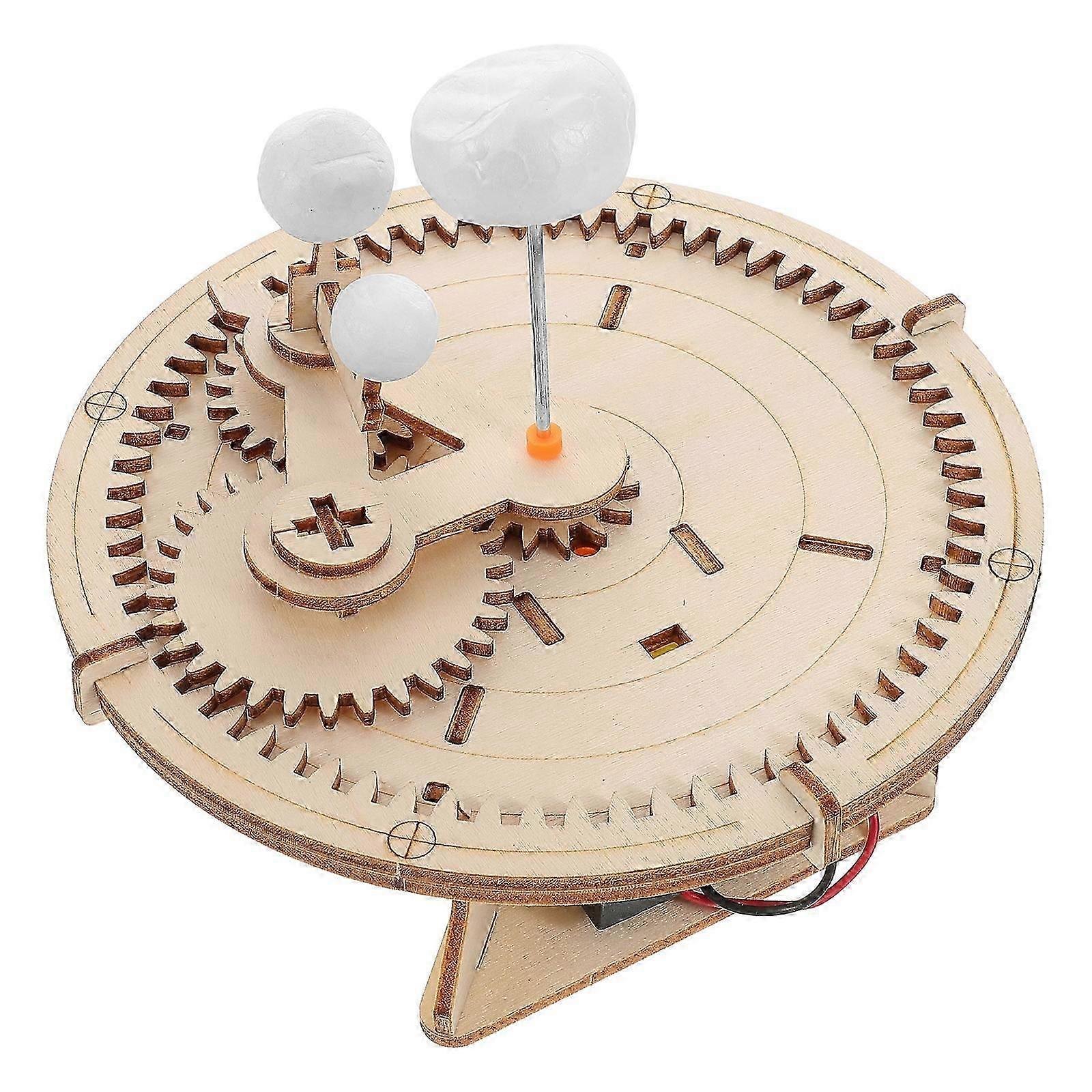 Solar System DIY Assembly Wooden Puzzle Model Kit for Decoration