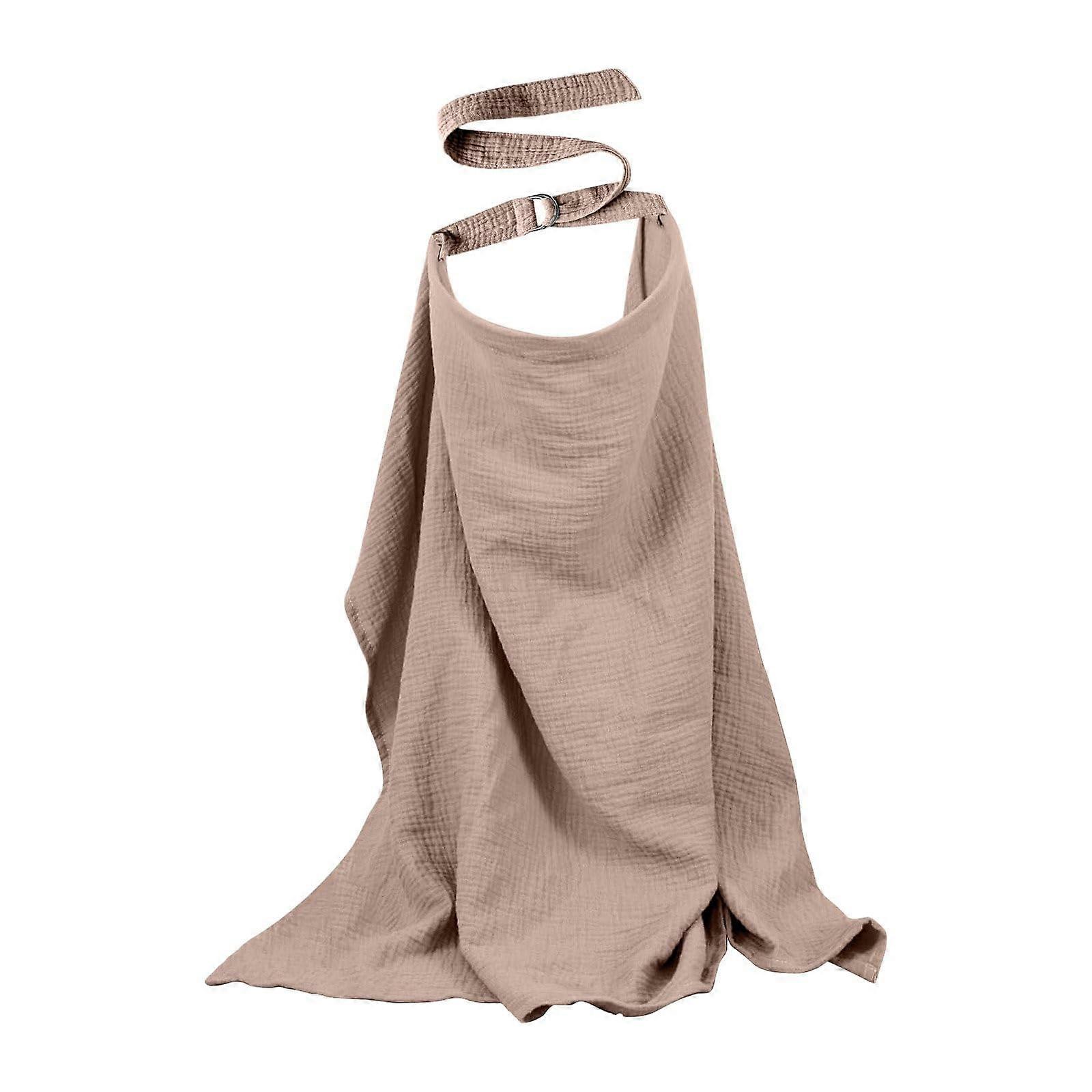 Breathable Muslin Nursing Cover with Adjustable Strap for Full Privacy and MultiPurpose Use