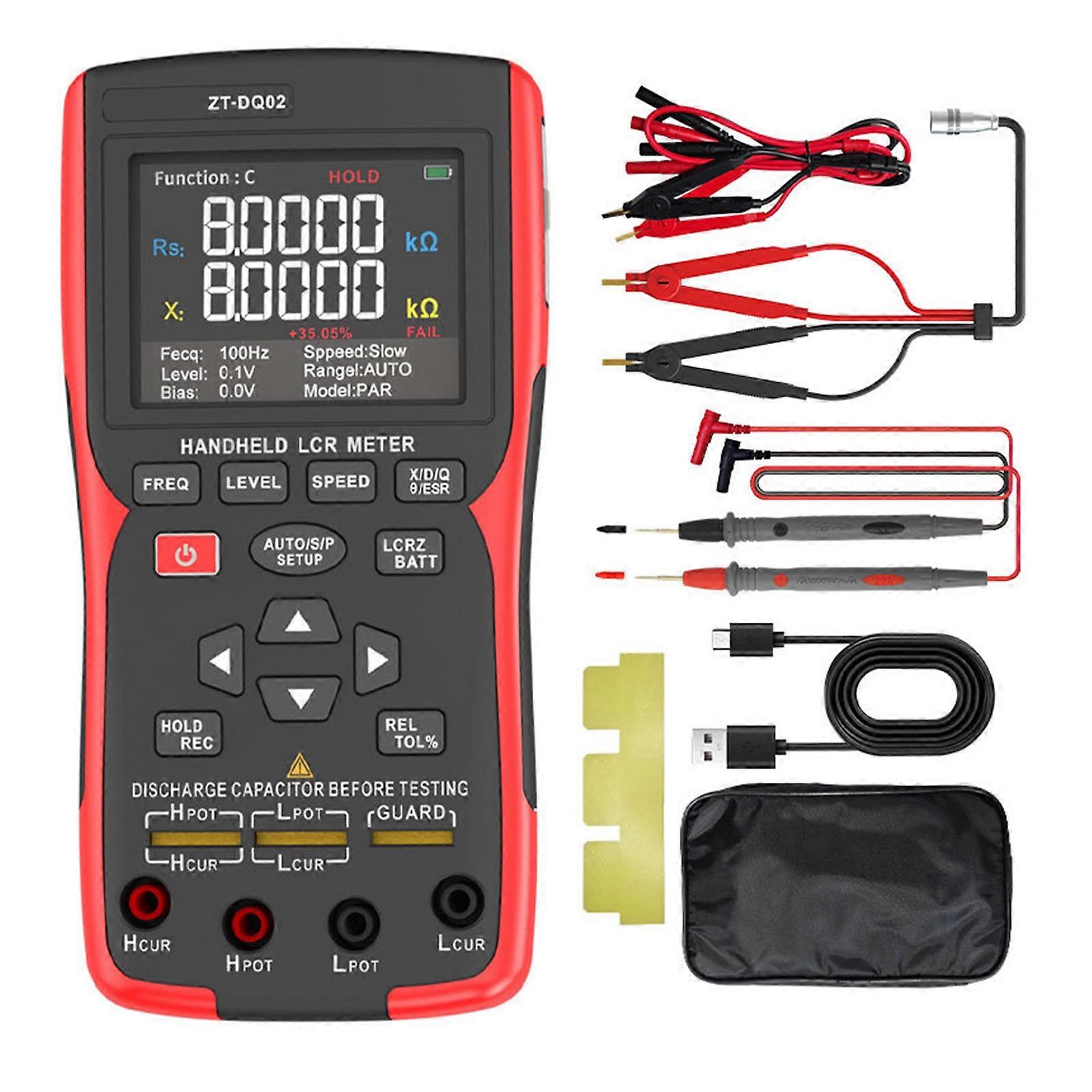 Bridge Meter Automatic Component Detection Device for Diode Testing in Electronic Repair Applications Multicolor