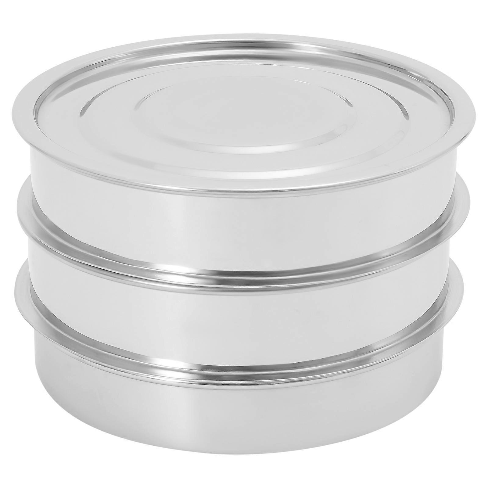 Stackable Stainless Steel Seed Sprouting Kit 3pcs 20CM Mesh Sprouting Trays