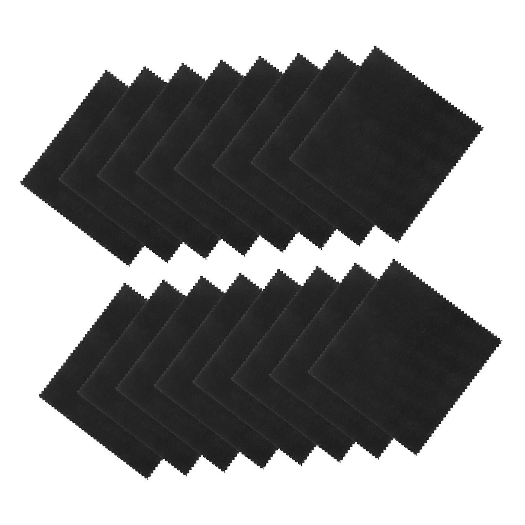 50pcs Microfiber Eyeglass Cleaning Cloths for Screens Lenses Scratch Reusable