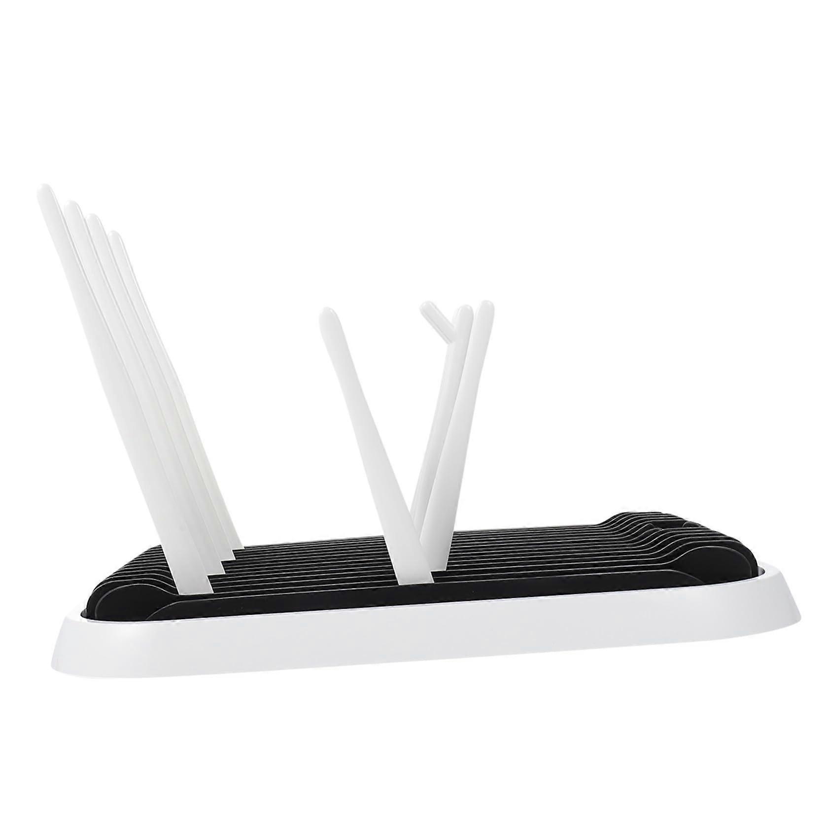 Baby Bottle Drying Rack with DustProof Lid, Compact Organizer for Pacifiers, Cups and Bottles