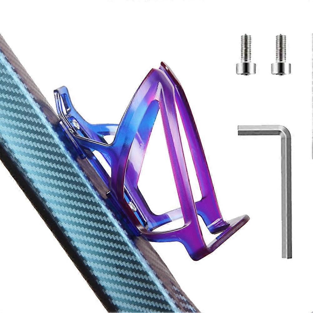 Blue+Purple Bicycle gradient water bottle holder