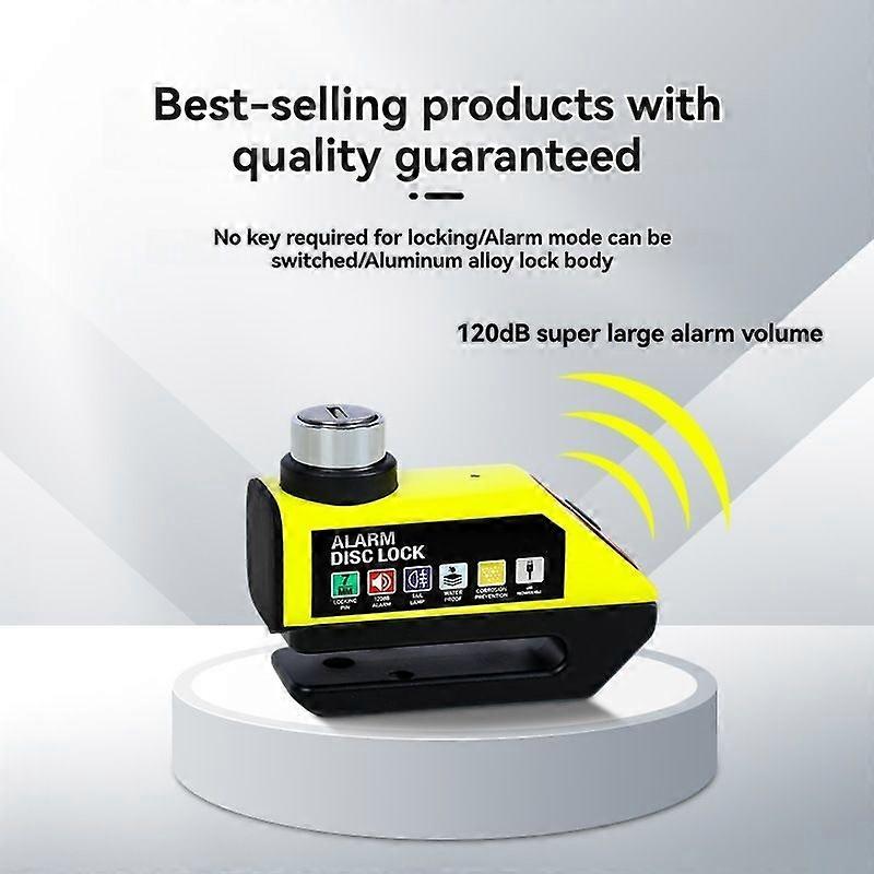 Smart Alarm Disc Brake Lock with LED Tail Light