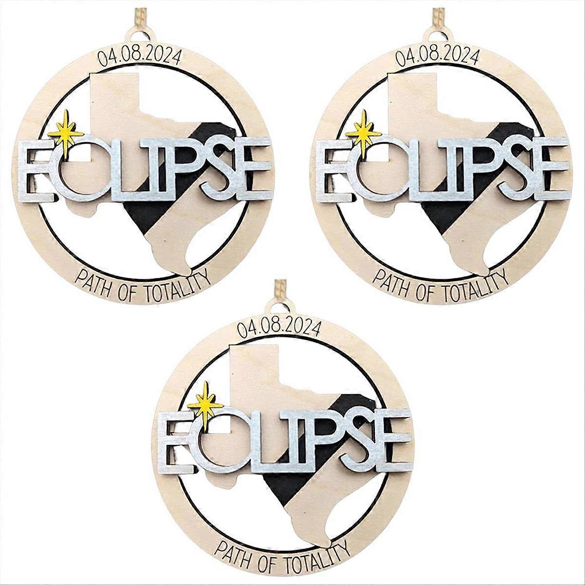 Solar Eclipse Decorations, Total Solar Eclipse Souvenirs, 3 Pieces