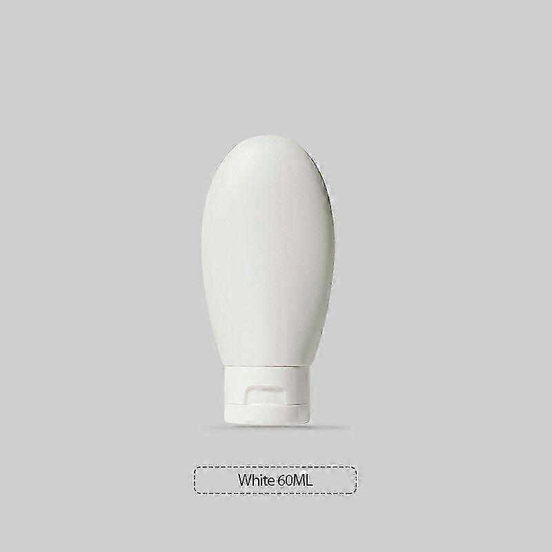 60ml Refillable Lotion Bottling Shower Gel Empty Bottle Push-type Silicone Liquid Shampoo Container Squeeze