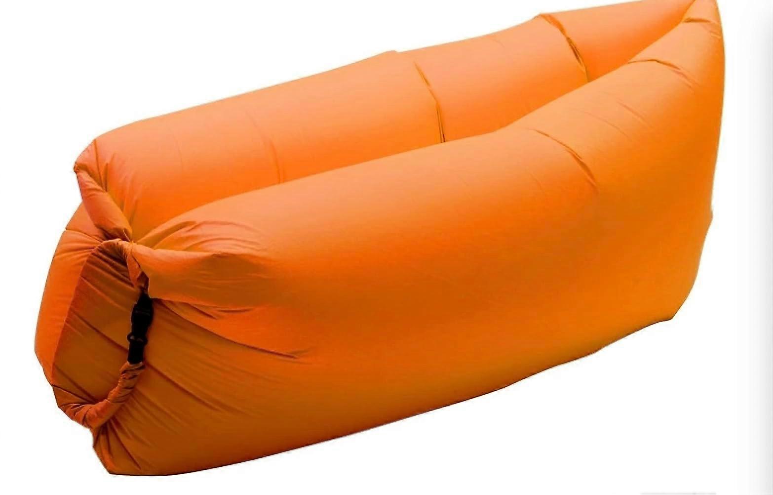 Inflatable Sofa for Camping, Foldable Outdoor Air Bed Lounger in Versatile Grey