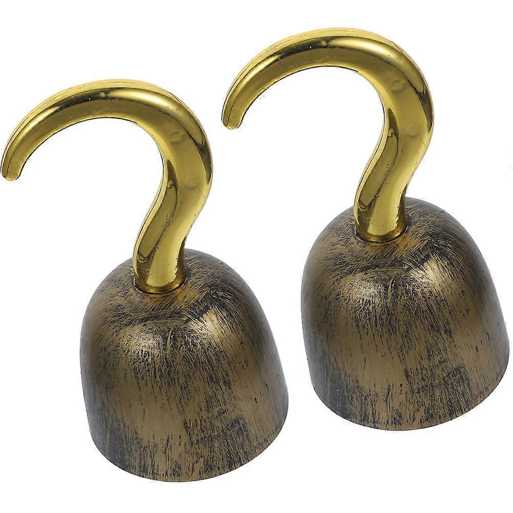 Decorative Pirate Hook Pirate Hook Costume Prop Retro Realistic Styling 2Set