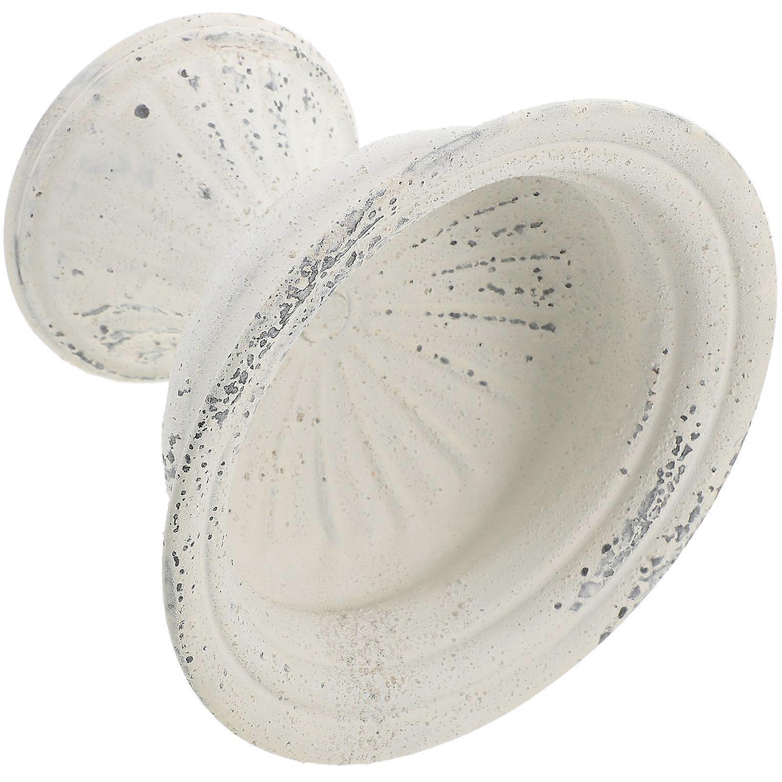 Roman Flower Pot Decorative Planter for Storage Use White Iron Material