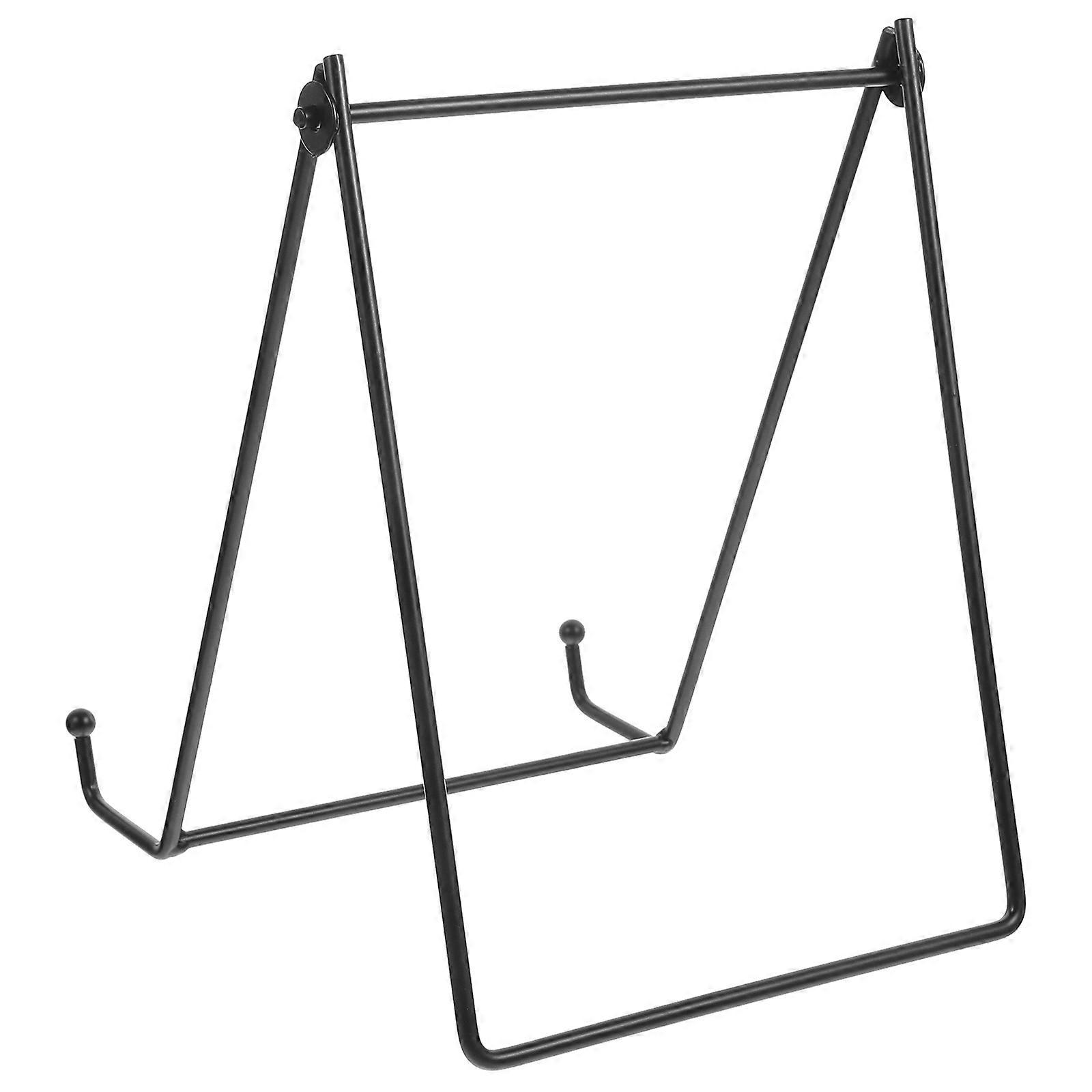Decorative Plate Stand Metal Frame Easel Display Holder 4Pcs