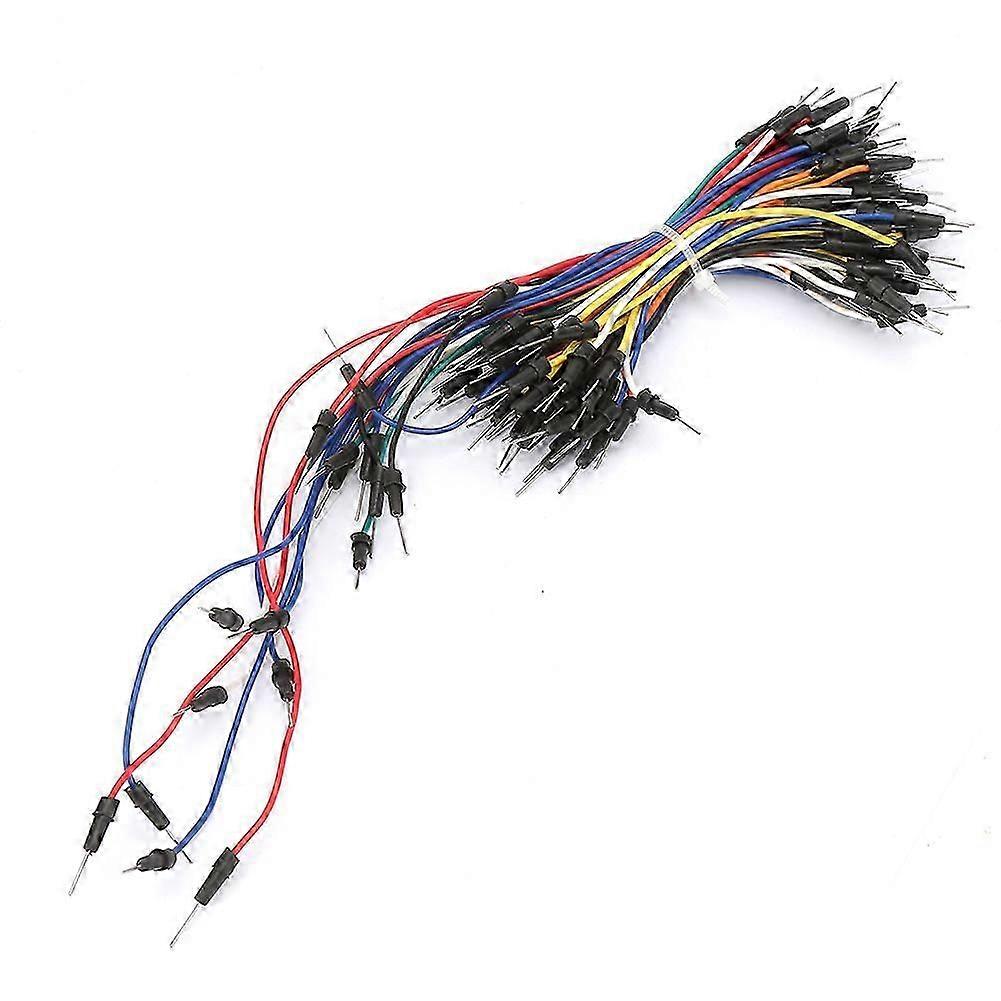 65pcs Multicolors Solderless Flexible Breadboard Jumper Wire Connector Test Cable Kit