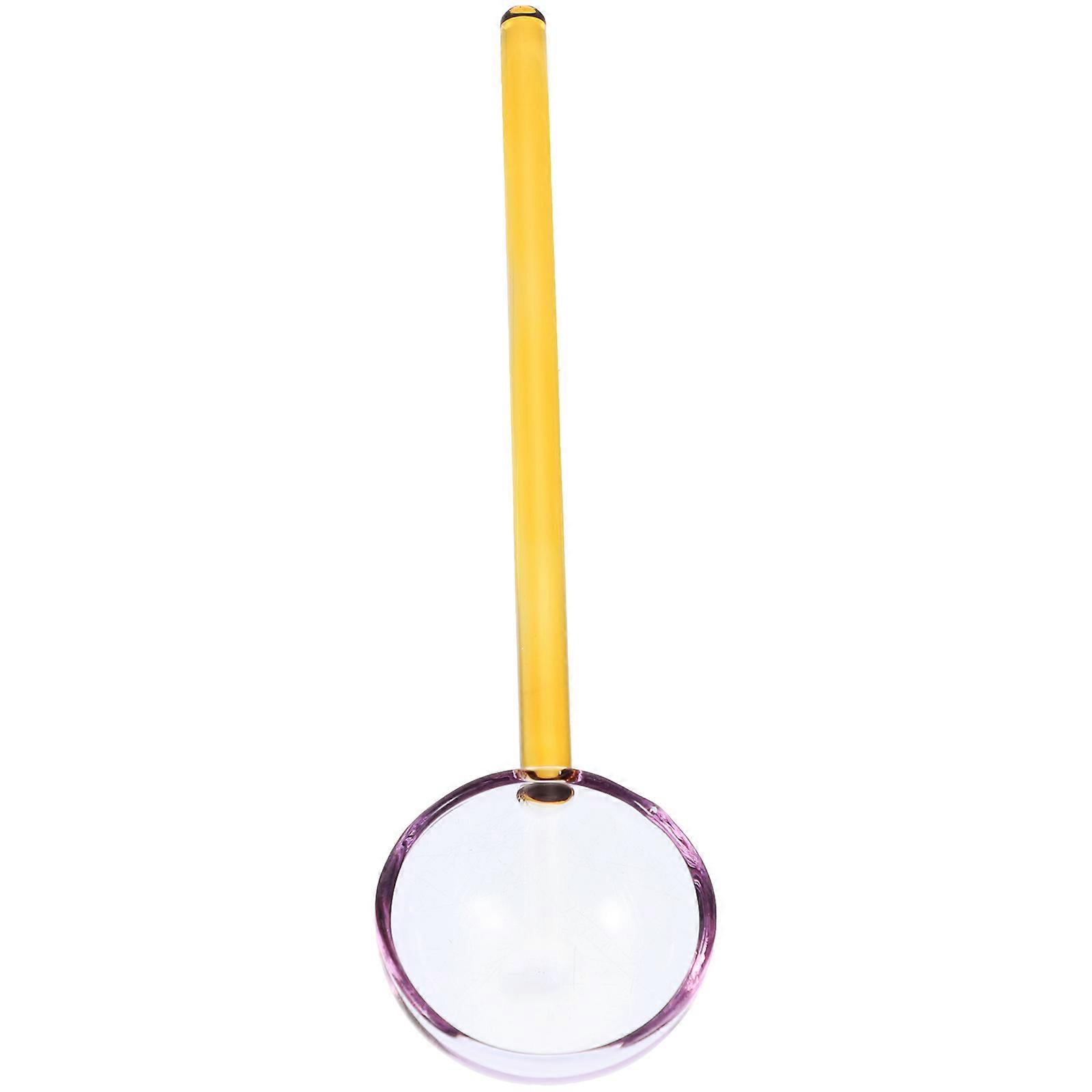 Soup Spoon Creative Glass Spoon for 4Pcs Multi Use