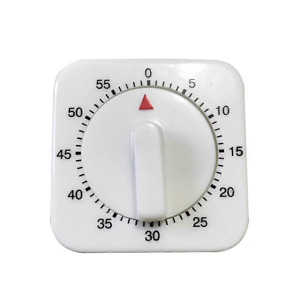 60 Minute Full Machinery Time Management Countdown Timer For Household Kitchen(White)